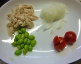 カッテージチーズと塩昆布の梅風味サラダ作り方1写真