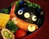 キャラ弁・パクパク＊黒ブタさん作り方8写真
