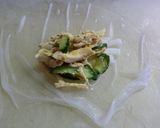 サラダ？おつまみ？鶏ささみの生春巻き作り方5写真