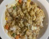 レンジさっぱりクリーミー梅味噌炒飯弁当作り方12写真