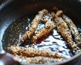 シシャモのたっぷりゴマ揚げ焼き作り方3写真