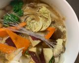 お一人様簡単オイ梅味根菜たっぷり野菜炒作り方17写真
