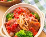 ばれないかさまし◎トマト煮込みハンバーグ作り方7写真