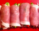 味噌マヨ！パプリカ・ピーマンの豚肉巻き作り方3写真
