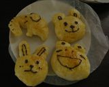 ☆ホームベーカリー　どうぶつパン☆作り方7写真