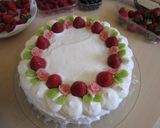 苺のデコケーキ（トリプルベリー）作り方25写真
