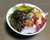 たこきゅうもずくのぽんジュレわさび添え作り方3写真