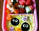 思い出の海苔弁　ｄｅ　まっくろくろすけ作り方13写真