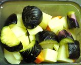 レンジで簡単✫新じゃがと茄子の胡麻煮風作り方5写真