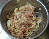 味付け豚小間バーグ野菜入り作り方1写真
