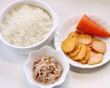 おもしろ簡単炊き込みご飯♡煎餅＆ツナ缶作り方1写真