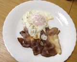 【黄身が】ベーコンエッグ【黄身がぁああ】作り方9写真