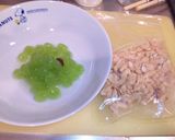 ぶどうとチキンのブランチサンド作り方1写真