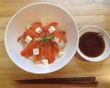 サーモン＆クリームチーズ丼作り方1写真