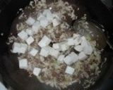 はんぺんと挽き肉キャベツの炒めもの作り方4写真