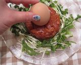 塩麹ＤＥとろ～り卵が美味☆マグロのユッケ作り方7写真