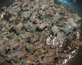 焼肉のタレで簡単♪餃子の皮の焼肉1口ピザ作り方2写真