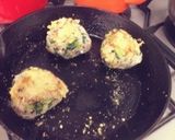 たくあんと小松菜の粉チーズ焼きおにぎり♪作り方3写真