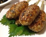 おうち居酒屋〜筍と大葉のつくね串〜作り方10写真