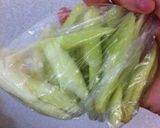 塩麹で☆セロリー漬け作り方2写真