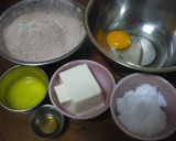 ふんわり♡お豆腐のチョコケーキ作り方1写真
