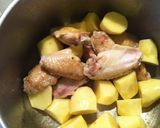 手羽先とじゃがいもの煮物作り方5写真