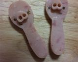 １００均型DEスブーンちゃん☆キャラ弁作り方3写真