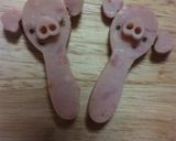 １００均型DEスブーンちゃん☆キャラ弁作り方5写真
