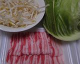 豚ばら肉とキャベツのオイスターソース炒め作り方1写真