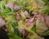 豚ばら肉とキャベツのオイスターソース炒め作り方12写真