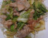 豚ばら肉とキャベツのオイスターソース炒め作り方14写真