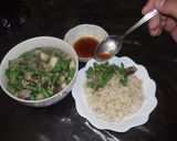 いんげん、なすと豚挽き肉でフィリピン料理作り方6写真