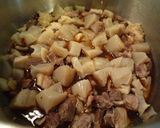 牛すじとこんにゃくの煮物(すじこん)作り方3写真