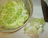 豚とキャベツの柚子胡椒風味丼♪作り方1写真