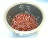 炊飯器で煮豆☆小豆の甘煮（あんこ）作り方2写真