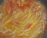 フライパンひとつで☆トマトクリームパスタ作り方4写真