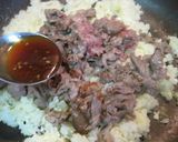 焼肉のタレで♪簡単焼肉レタスチャーハン作り方4写真