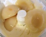 簡単濃厚♡クリームチーズと桃のアイス作り方3写真