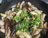 鶏ももとナスのネギ塩焼作り方6写真