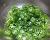 梅オクラのねばねば丼。作り方2写真