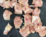 箸が止まらない。ガリバタチキン丼作り方1写真