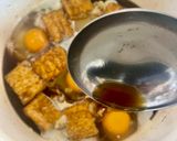 爆速メイン！厚揚げと卵の半熟煮玉子風作り方5写真