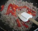 ☆ピリ辛そぼろご飯☆ガパオ風?!作り方3写真