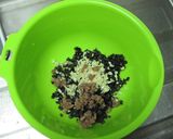 黒オリーブとアンチョビのソース（温野菜）作り方3写真