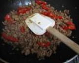 ☆ピリ辛そぼろご飯☆ガパオ風?!作り方5写真