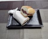 クリームチーズ入りあんバターサンド作り方4写真