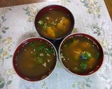 夏⛅の味噌汁❗南瓜オクラ☺(^q^)⛄☕作り方7写真