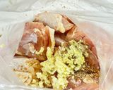 肉汁閉じ込める！鶏もも肉の青のり唐揚げ作り方1写真