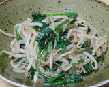 もやしとほうれん草のピリ辛胡麻和え作り方2写真