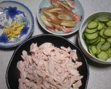 鶏ささみとトコロテンの酢の物作り方1写真
